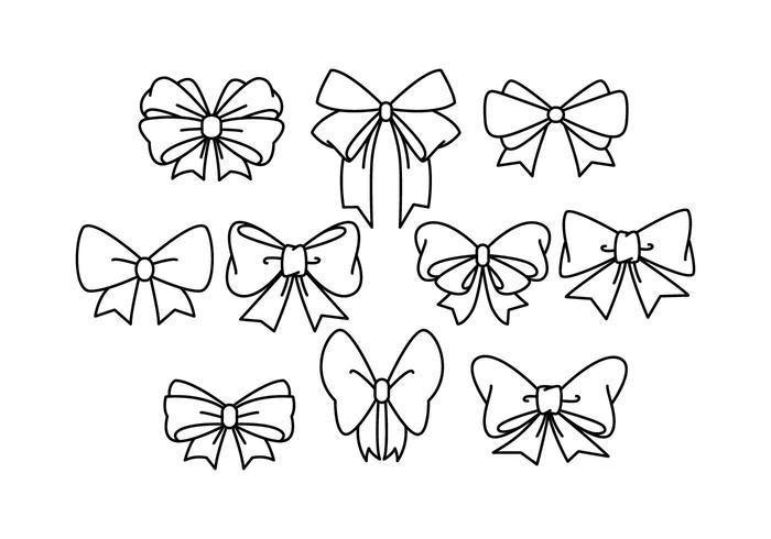Christmas Bow Vector Free at Vectorified.com | Collection of Christmas