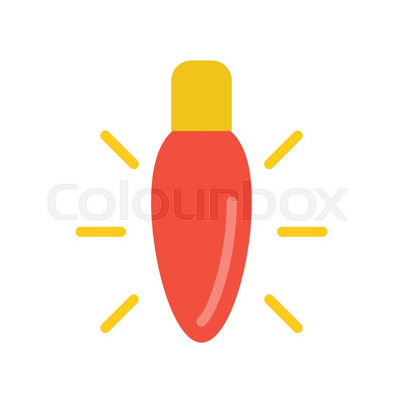 800x800 Christmas Light Bulb Vector, Christmas Stock Vector Colourbox