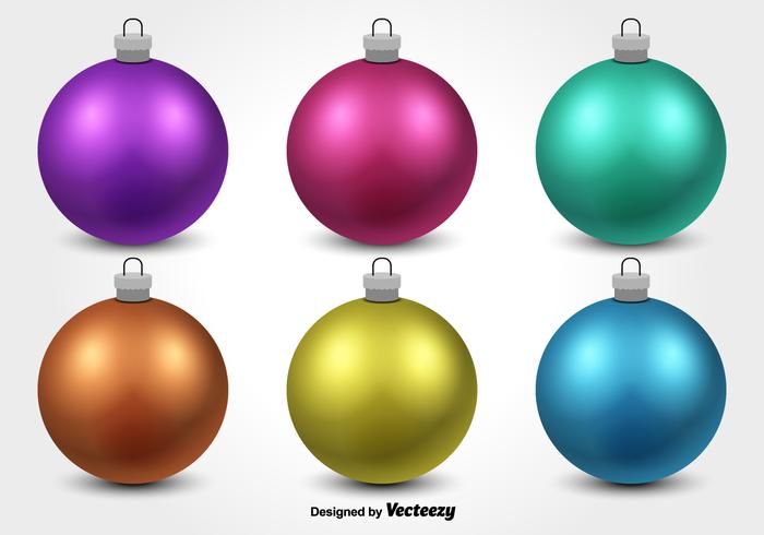 700x490 Colorful Christmas Ornament Vectors