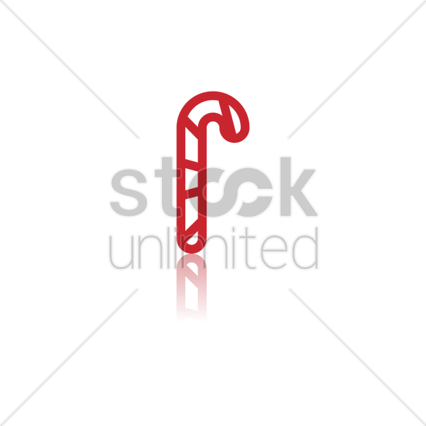 600x600 Christmas Candy Vector Image