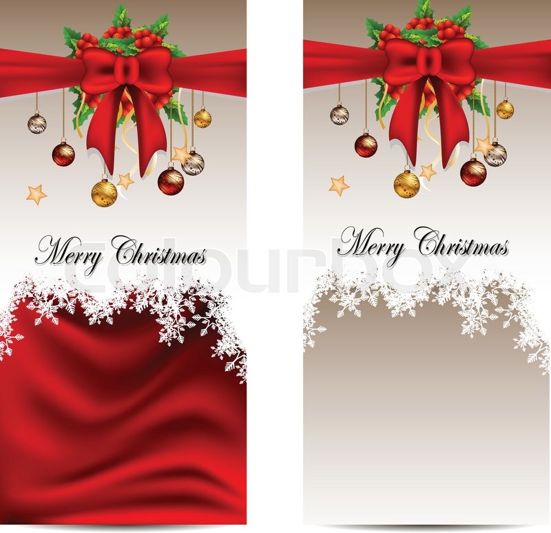800x774 Beauty Christmas Card Background Stock Vector Colourbox