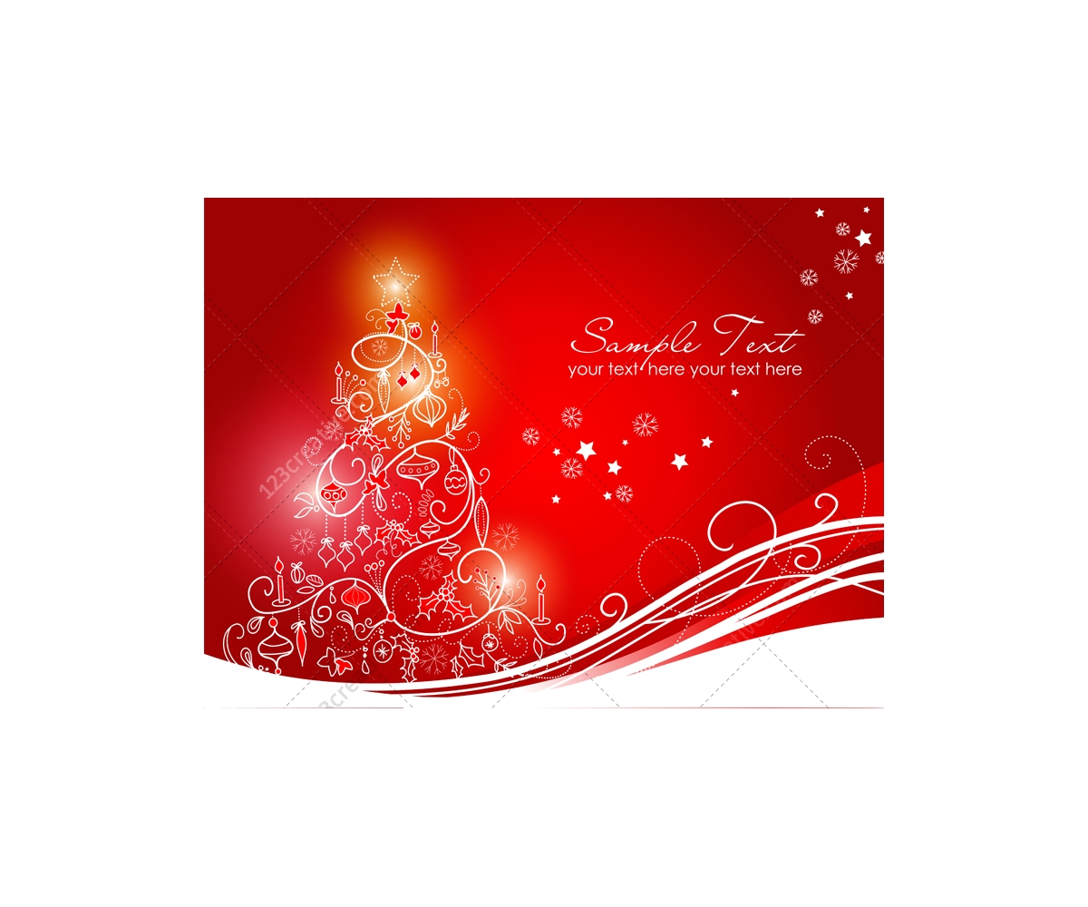 1200x1000 Greeting Cards With Christmas Tree