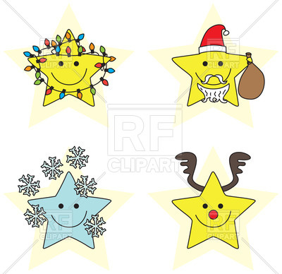 400x388 Smiling Cartoon Stars