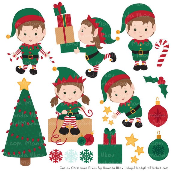 570x570 Cute Christmas Elves Christmas Patterns