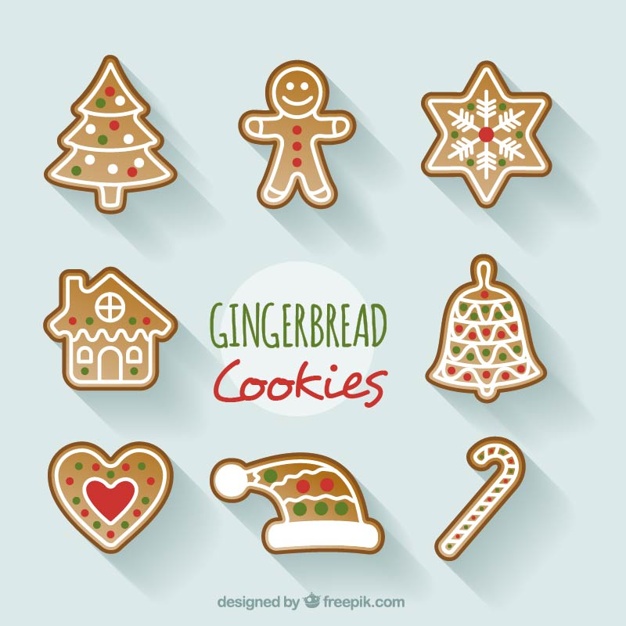 Christmas Cookies Vector at Vectorified.com | Collection of Christmas ...