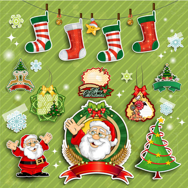 Christmas Decorations Vector Free Vector Download 368x368 Christmas Decorations Vector Free Vector Download