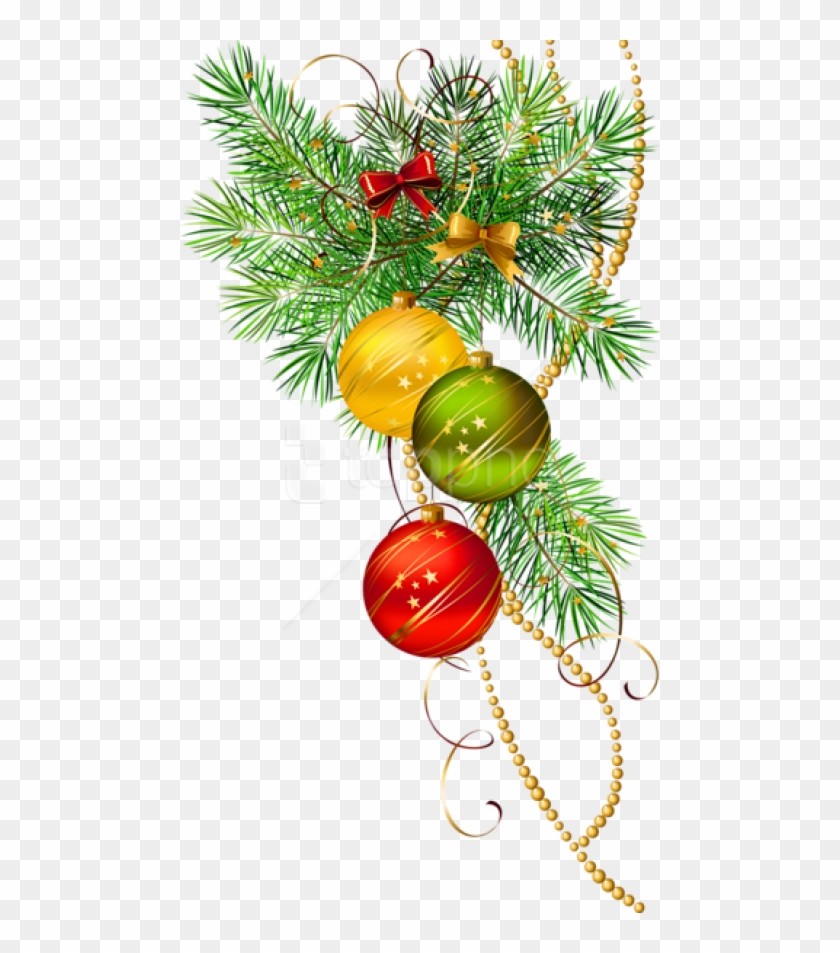 Free Png Three Christmas Balls With Pine Branch Png 840x953 Free Png Three Christmas Balls With Pine Branch Png