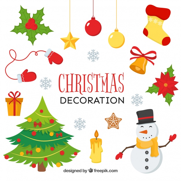 Christmas Decorations Vector At Vectorified.com 