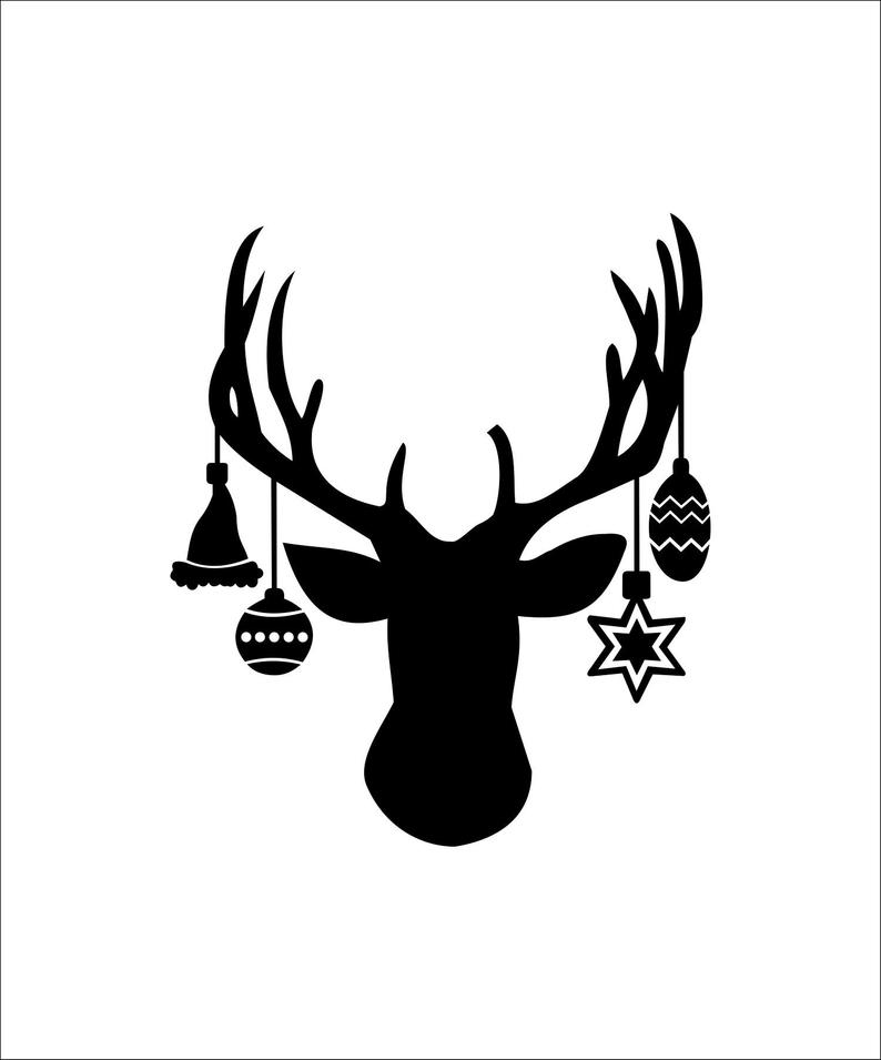 794x955 Deer Head Deer Deer Clipart Deer Head Etsy