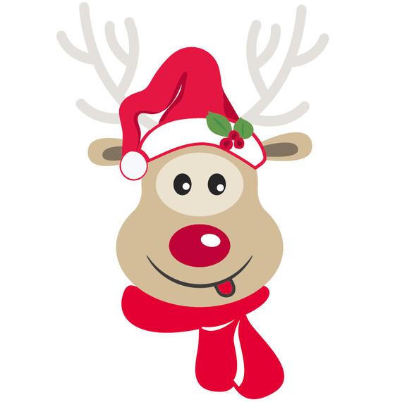 Christmas Deer Vector at Vectorified.com | Collection of Christmas Deer ...