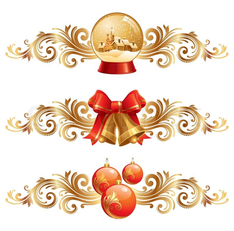 800x788 Christmas Design Elements Holiday Stock Vector Colourbox