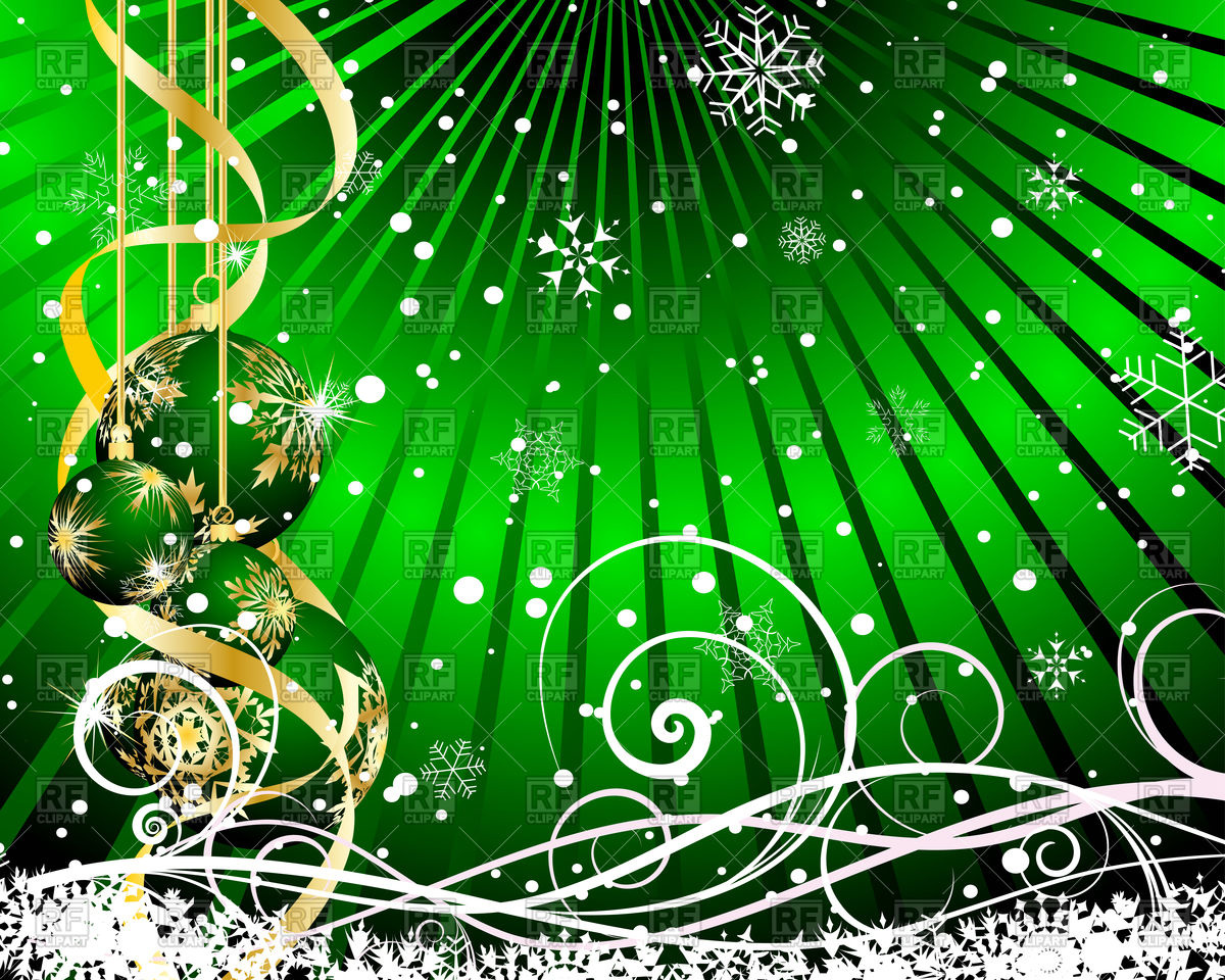 1200x960 Beautiful Green Christmas Card Design Vector Image Of Backgrounds