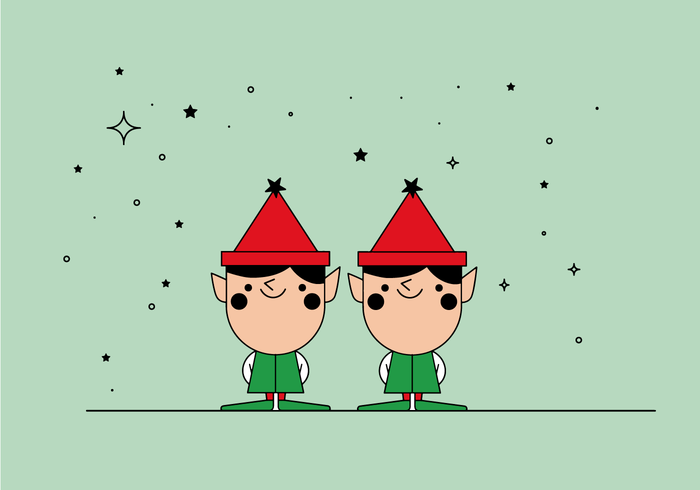 700x490 Free Christmas Elves Vector