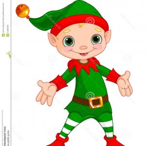 300x300 Photostock Vector Christmas Elf Vector Character Set Girl Elves