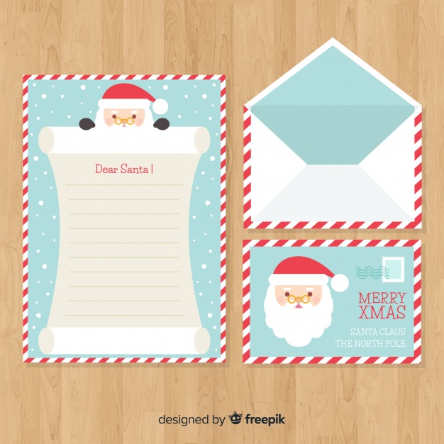 626x626 Christmas Envelope And Letter Design Vector Free Download