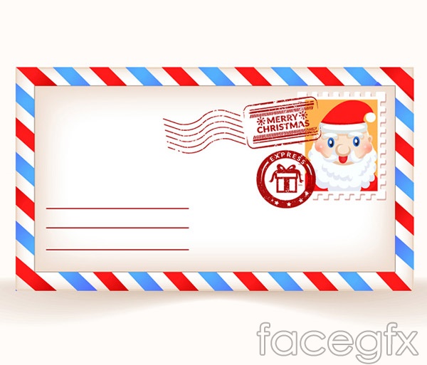 600x513 Christmas Envelope Design Vector Over Millions Vectors, Stock