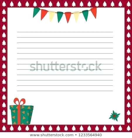 450x470 Envelope Template Letter Stock Vector Royalty Christmas Card