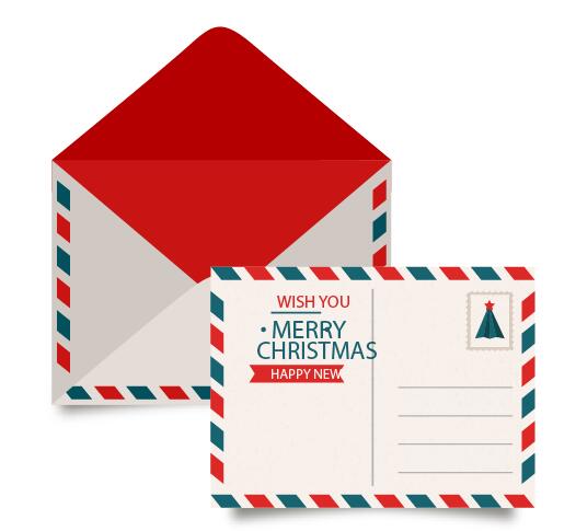 Christmas Envelope Vector at Vectorified.com | Collection of Christmas ...