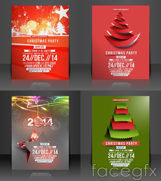 550x620 Christmas Party Flyer Vector Over Millions Vectors, Stock Photos