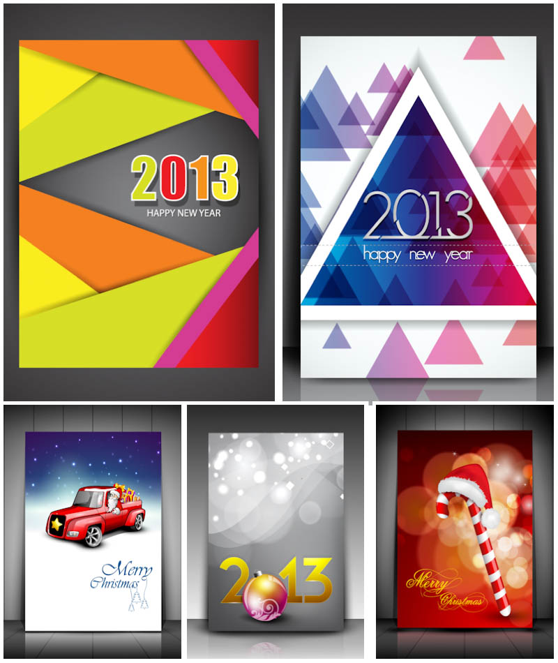 800x950 New Year Flyers Vector Vector Graphics Blog
