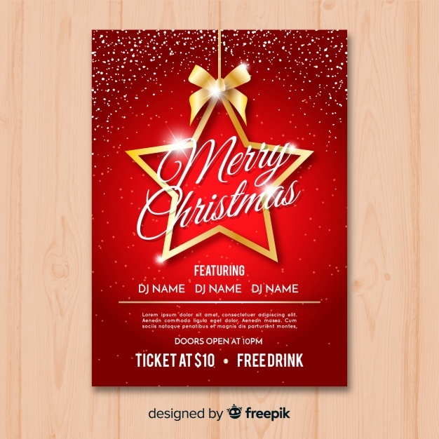 626x626 Christmas Flyer Vectors, Photos And Free Download