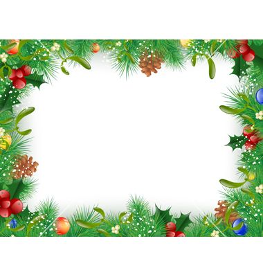 Christmas Frame Vector On Vectorstock Diy Cards Scraps Tags 380x400 Christmas Frame Vector On Vectorstock Diy Cards Scraps Tags