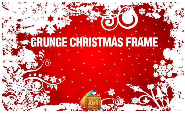 Grunge Christmas Frame 650x402 Grunge Christmas Frame