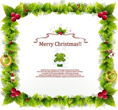 394x368 Christmas Frame Vector Free Vector Download