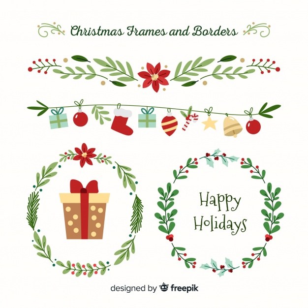 626x626 Free Vector Christmas Frames And Borders
