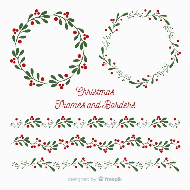Christmas Frame Vector Free at Vectorified.com | Collection of ...
