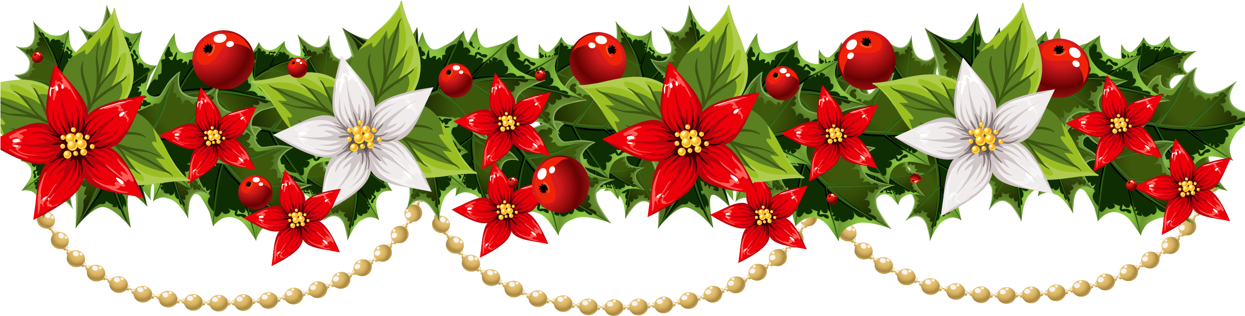 Christmas Garland Vector Free at Vectorified.com ...