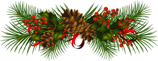 600x231 Garland Christmas Clipart Free Cliparts Download Images