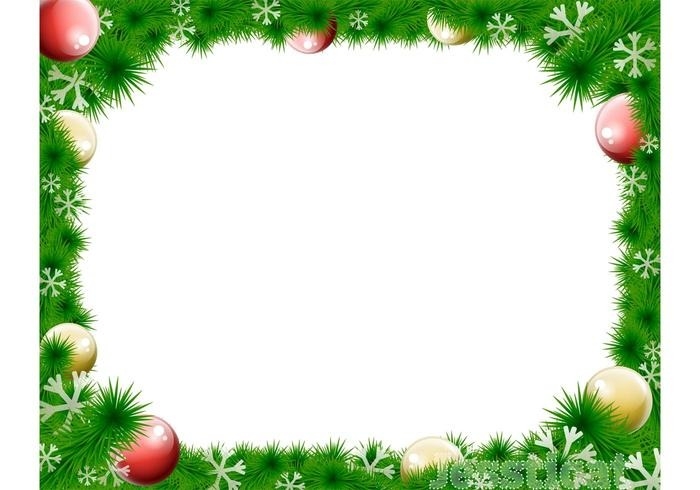 700x490 Christmas Wreath Vector Border Free Vector Art At Vecteezy