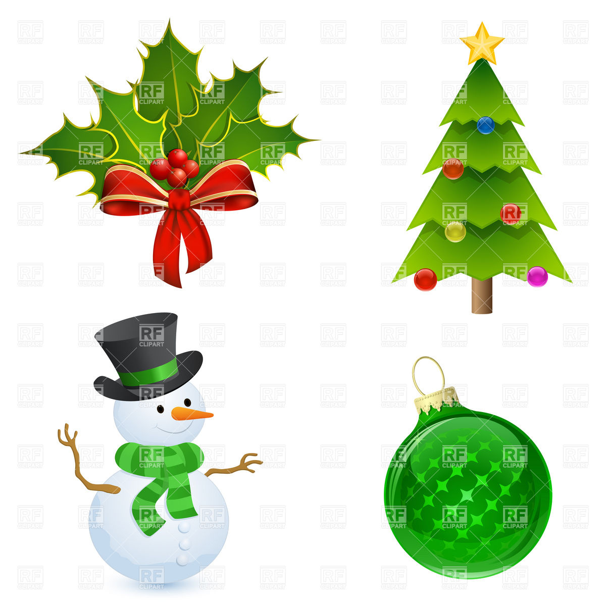Christmas Holly Vector Free