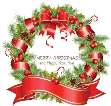 385x368 Christmas Holly Vector Free Vector Download