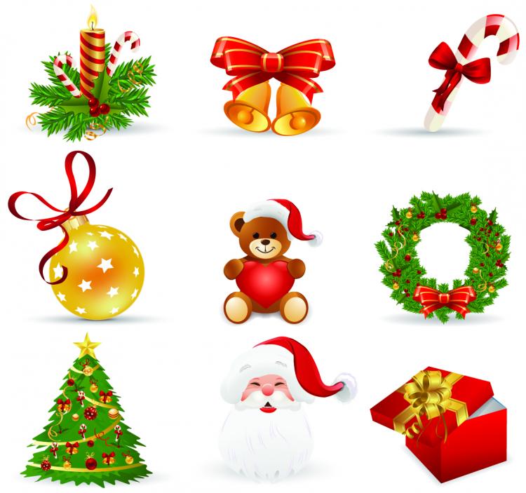 Beautiful Christmas Icons 750x703 Beautiful Christmas Icons