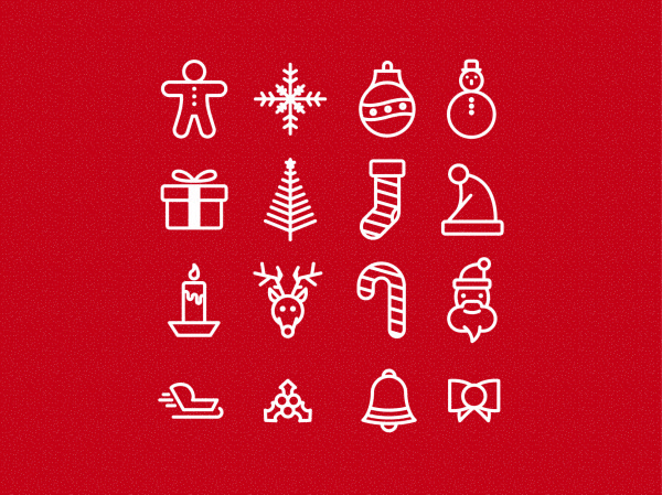 Cute Christmas Icons Vector Set Free Vector In Adobe Illustrator 600x449 Cute Christmas Icons Vector Set Free Vector In Adobe Illustrator