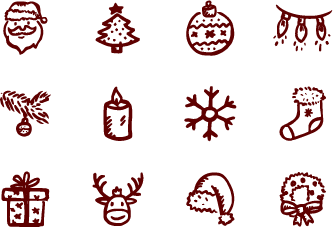 Merry Icons Free Free Christmas Vector Icons 333x227 Merry Icons Free Free Christmas Vector Icons