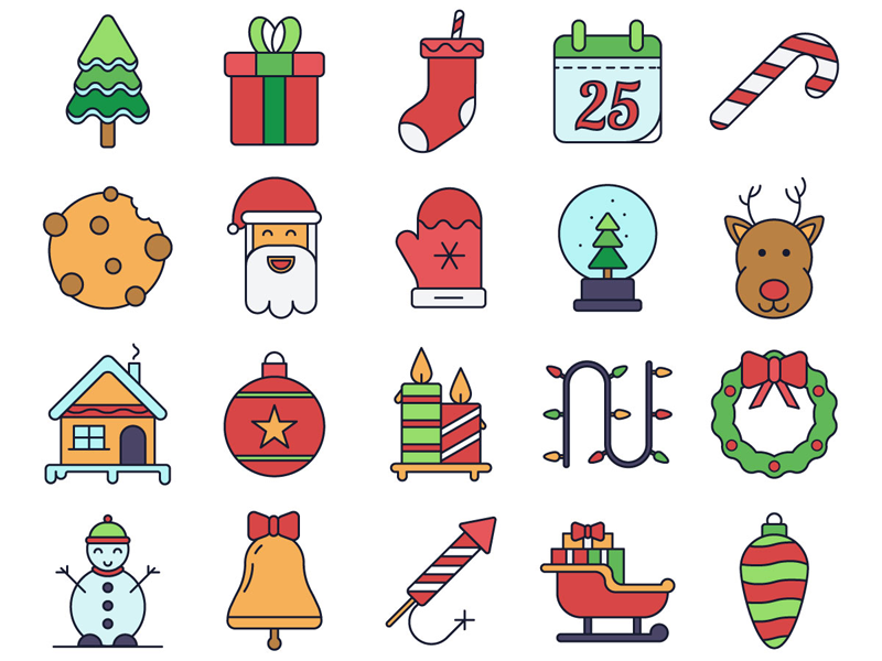 Christmas Vector Freebie Icon Set Free Icon Packs Ui Download 800x600 Christmas Vector Freebie Icon Set Free Icon Packs Ui Download
