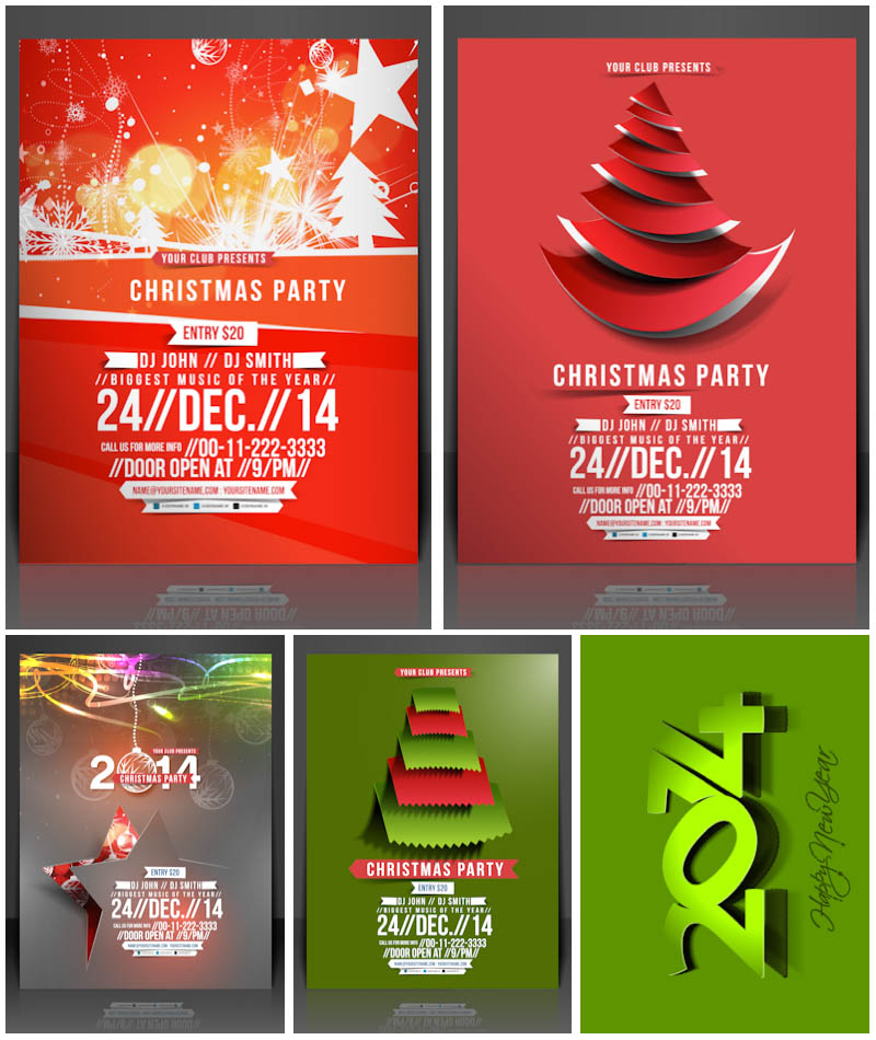 Christmas Invitation Vector