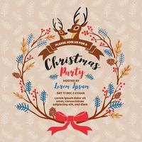 Christmas Party Invitation Free Vector Art 200x200 Christmas Party Invitation Free Vector Art