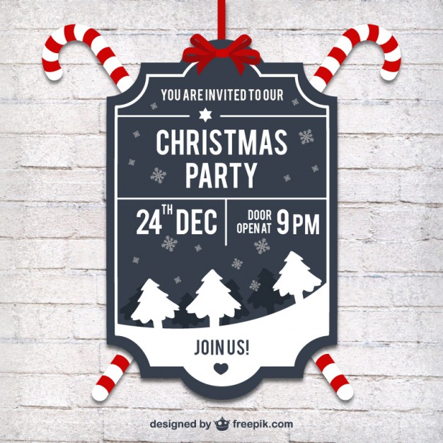 Christmas Party Label In Retro Style Vector Free Download 626x626 Christmas Party Label In Retro Style Vector Free Download