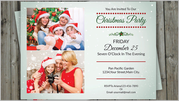 Christmas Invitation Templates 600x340 Christmas Invitation Templates