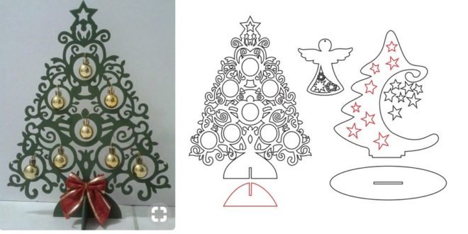 Елка из дерева чертежи 6 Vcarve vector images at Vectorified.com