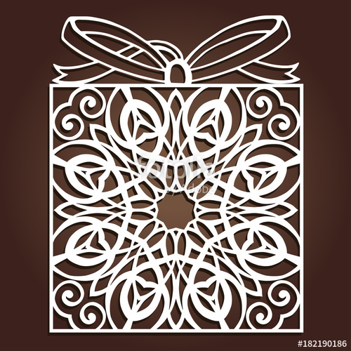 500x500 Laser Cut Paper Christmas Gift Stock Image And Royalty Free