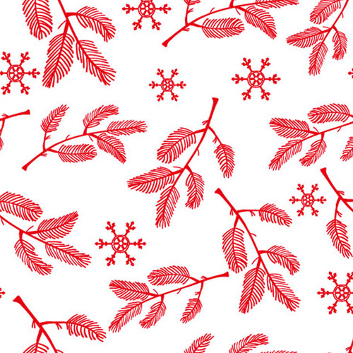500x500 Christmas Pine Tree Leaves Snowflakes Background Vector Free Download