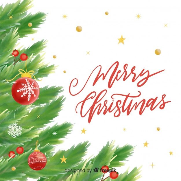 626x626 Beautiful Christmas Leaves Background Free Vector Freebies