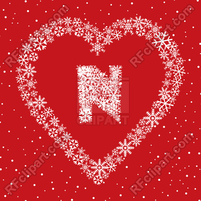 399x400 Christmas Letter N Vector Image Of Fonts Type Terriana