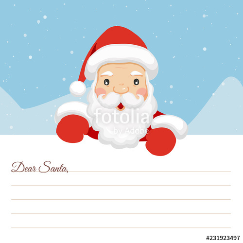 500x500 Letter Merry Christmas Letter To Santa Dear Santa Dear Santa