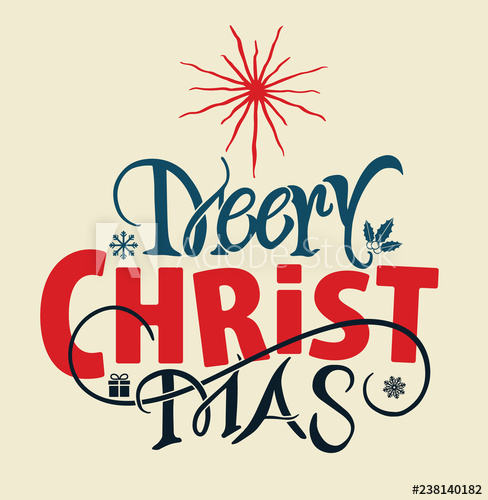 488x500 Merry Christmas Letter